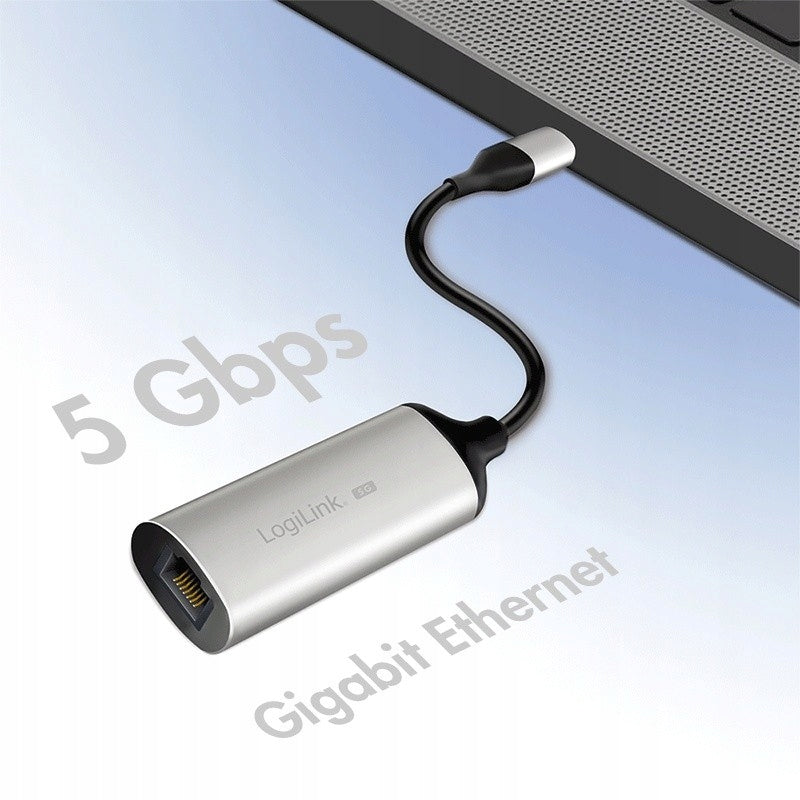 LOGILINK USB-C / M 3.2 Gen1 to RJ45 Ethernet Adapter Manufacturer Logilink