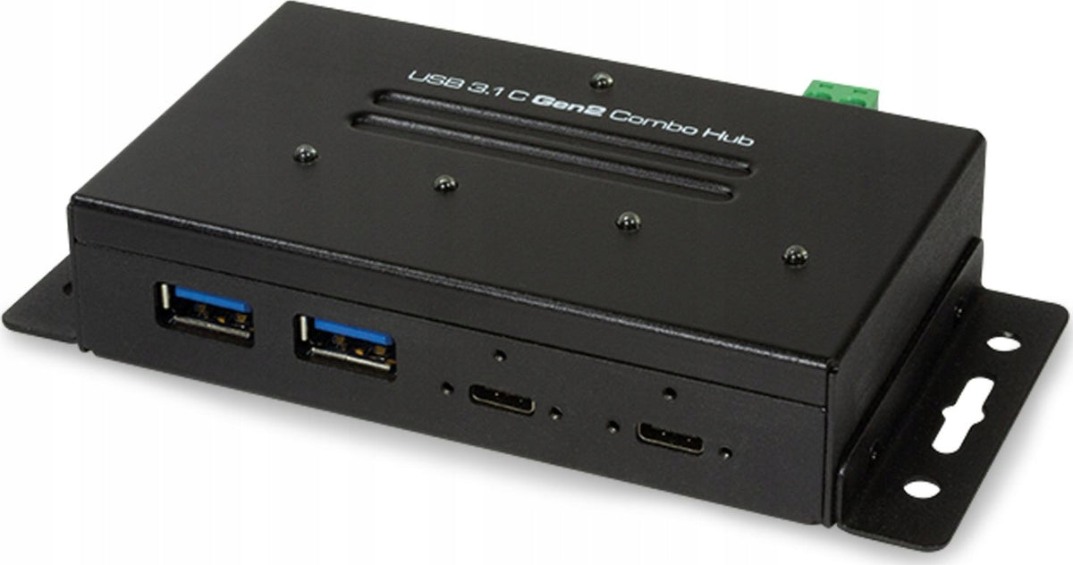 LOGILINK USB Hub; terminal block,USB A socket x2,USB C socket x3 Manufacturer Logilink
