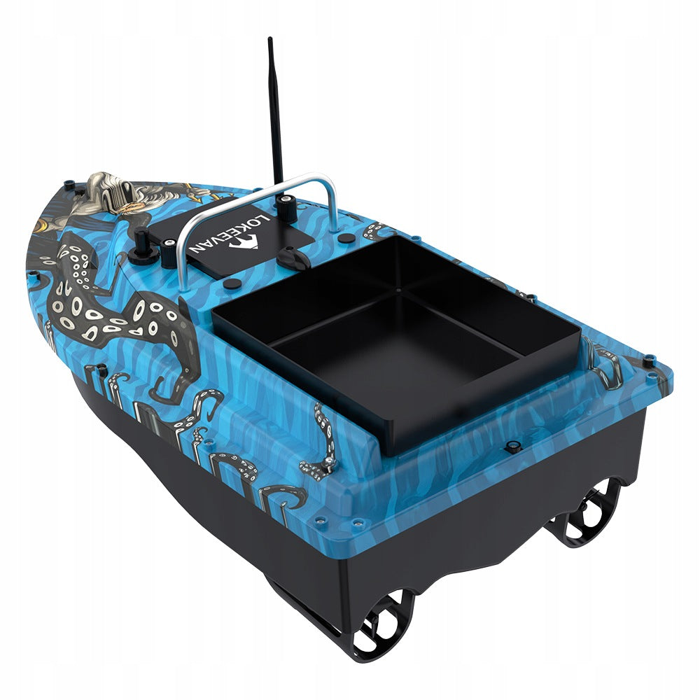 LOKEEVAN D32ED Bait Boat 8,4V 12000mAh 2KG 500m GPS+Beidou LED Range Packaging status original