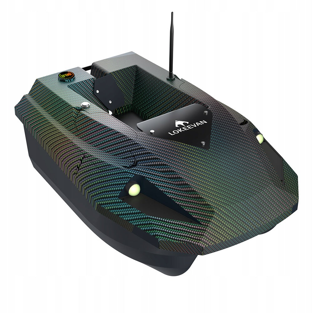 LOKEEVAN D50E Bait Boat 15600mAhx2 1.7m/s 100points 500m GPS+Beidou Packaging status original