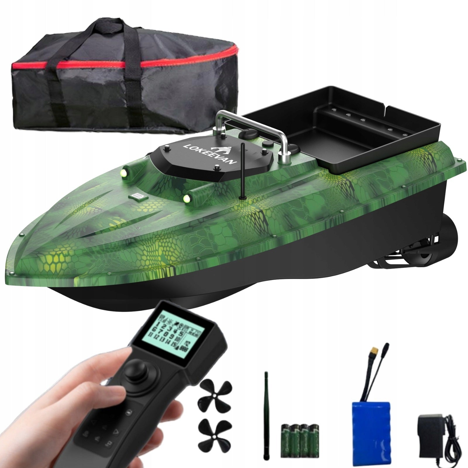 LOKEEVAN D80E GPS 12V 46800mAh 500m Control 4m/s 3kg Load