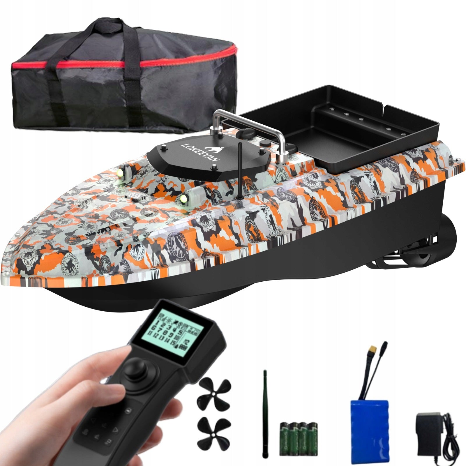 LOKEEVAN D80E GPS 12V 46800mAh 500m Control 4m/s 3kg Load