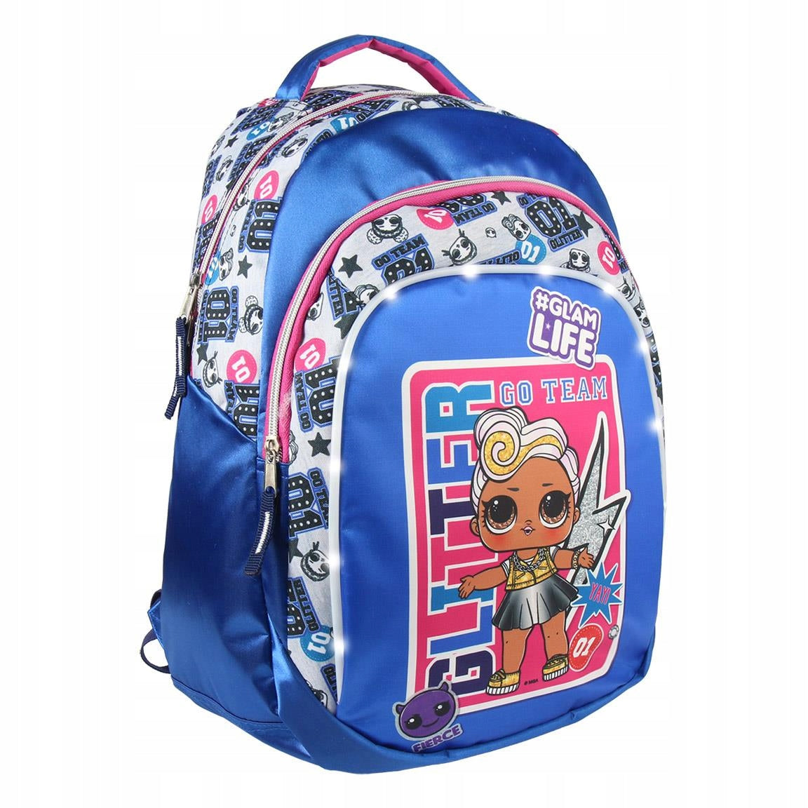 LOL L.O.L SURPRISE SATCHEL SCHOOL BACKPACK LED