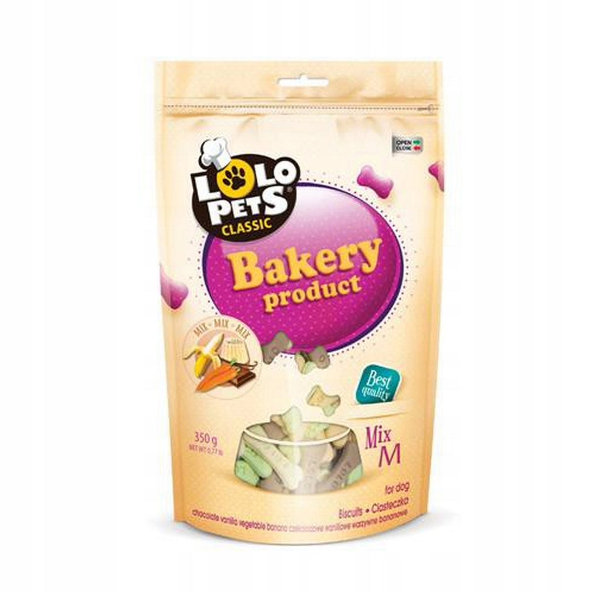 LOLO PETS DOG BONE COOKIE TREAT DOYPACK 350g