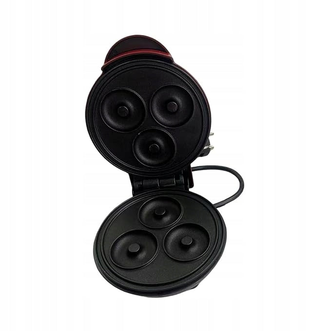 LOMUG Mini Donut Machine – Double Heating, Red Brand no brand