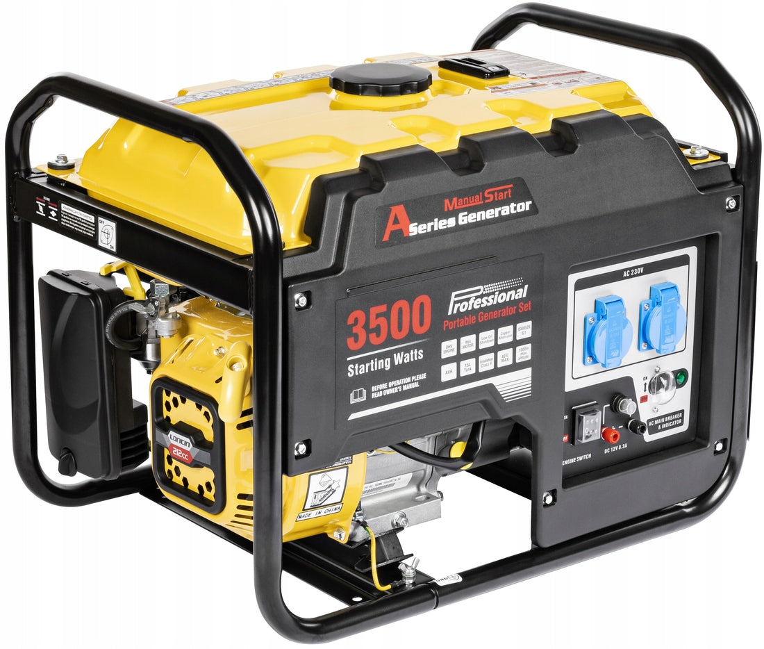 LONCIN LC3500-AS POWERFUL GENERATOR 2x230V AVR 3,1kW