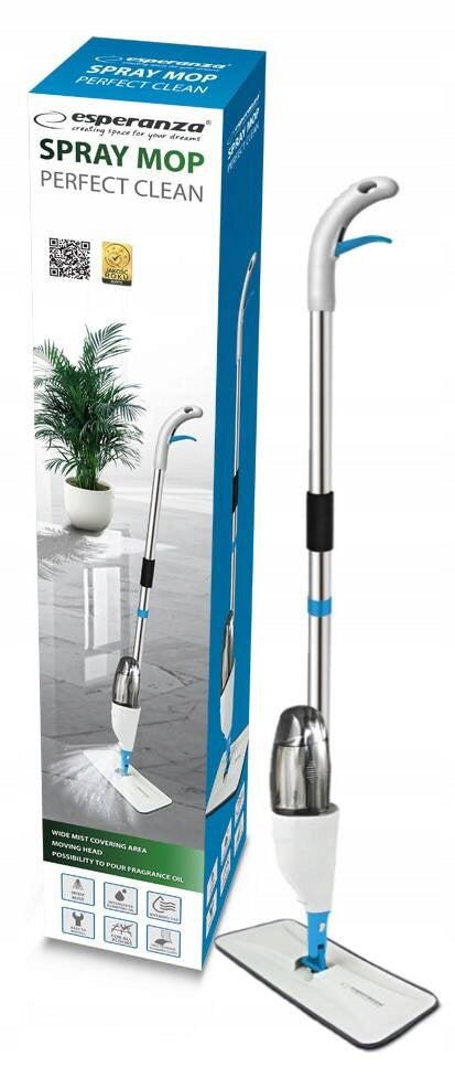 LONG FLAT MOP FOR WASHING THE FLOOR WITH WASHER MICROFIBER CARTRIDGE