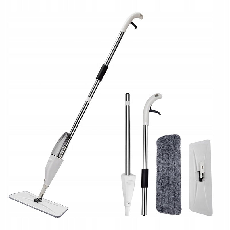 LONG FLAT MOP FOR WASHING THE FLOOR WITH WASHER + MICROFIBER CARTRIDGE
