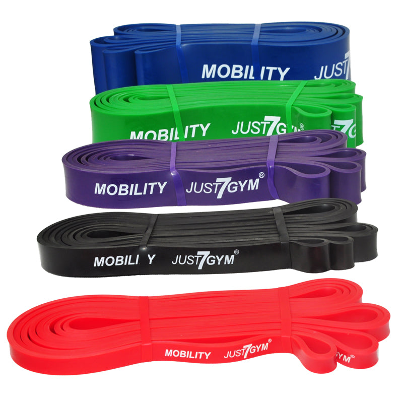 LONG RUBBER POWER BAND RESISTANCE TRAINING 8-10KG Color red