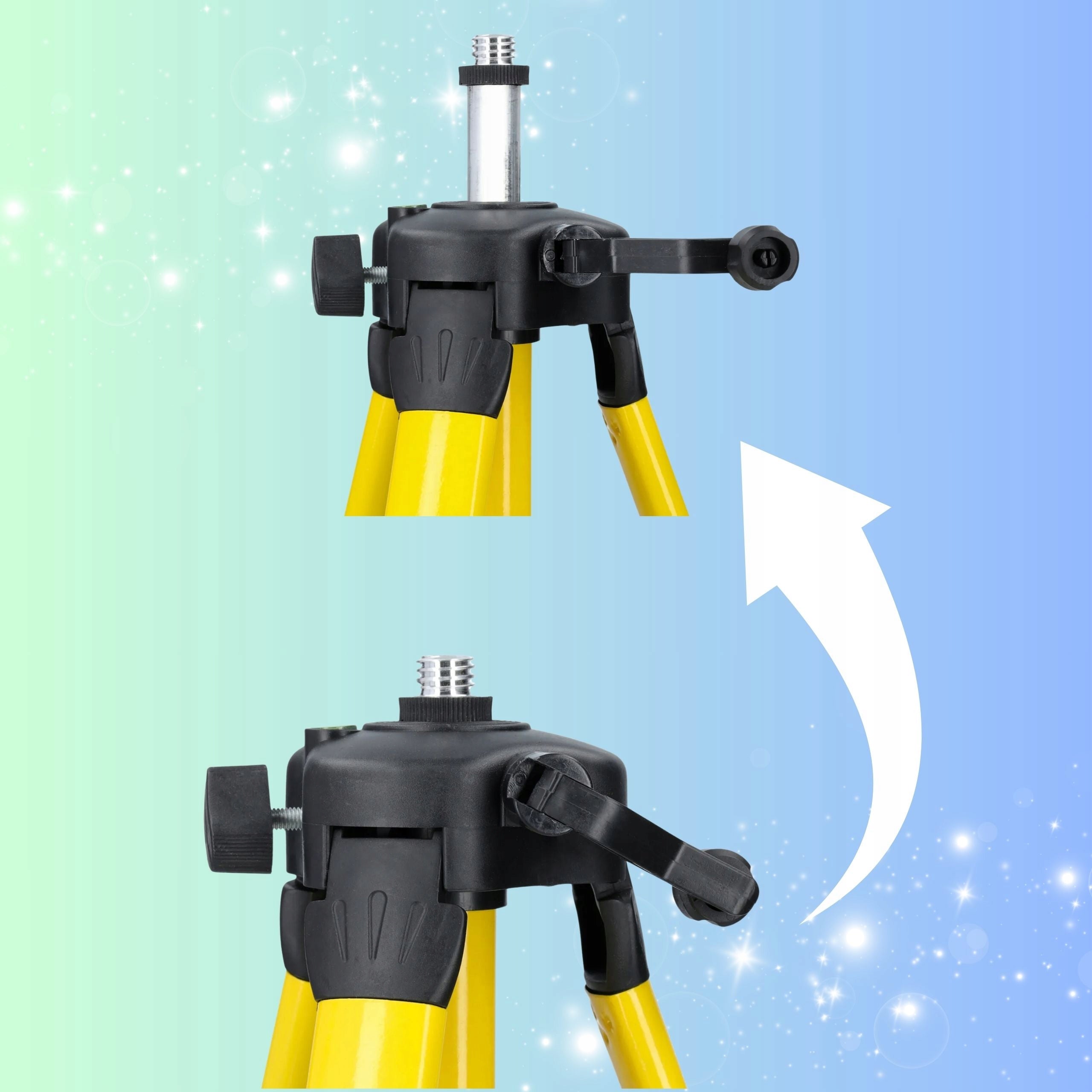 LONG TRIPOD LASER TRIPOD FOR LASER LEVEL TRIPOD 120CM SOLID Manufacturer code STATYW DO LASERA POZIOMICY LASEROWEJ 5/8"