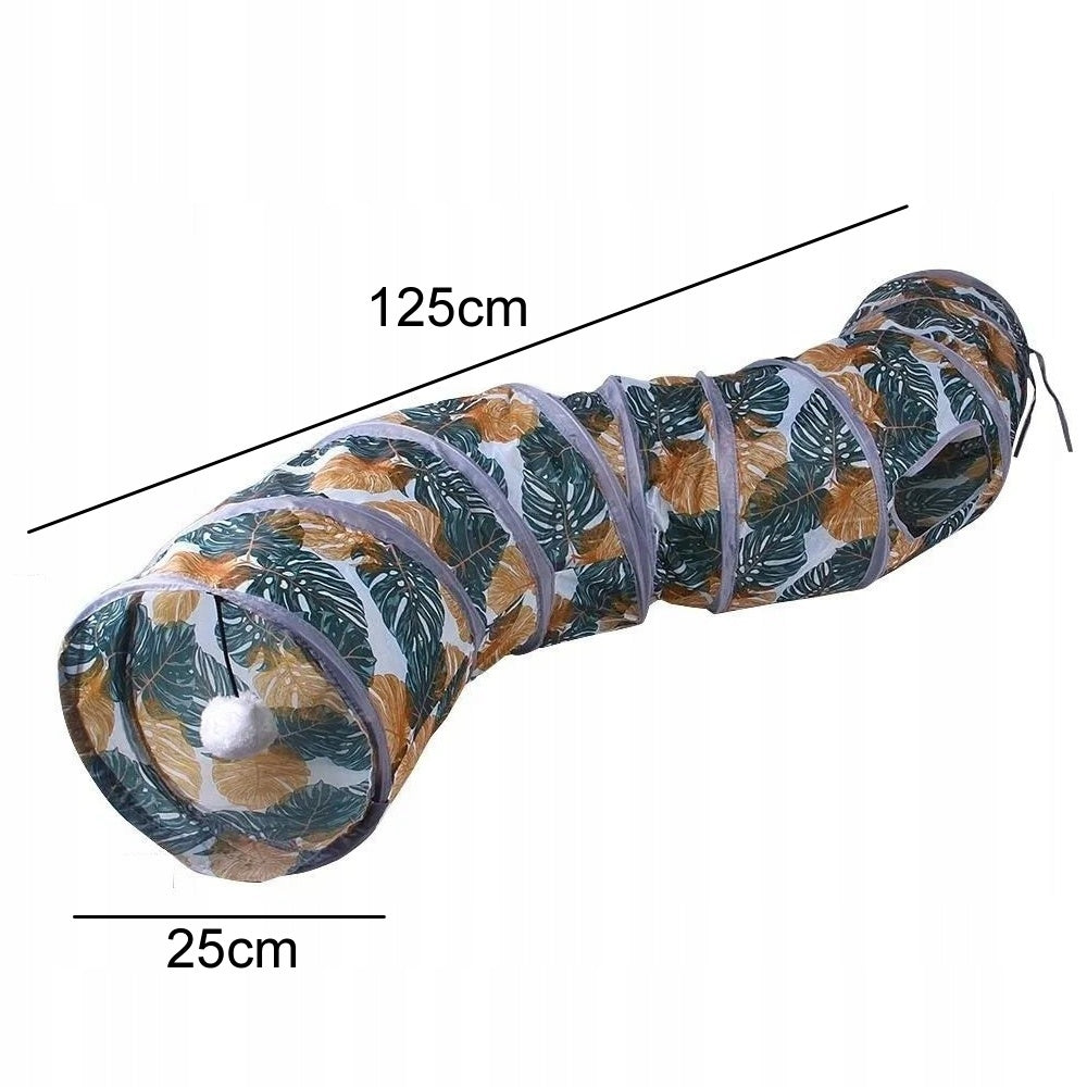 LONG TUNNEL FOR CAT RUSTLING WITH BALL FOLDING 125cm Brand no brand