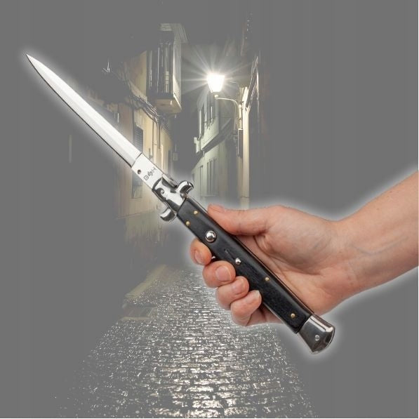 LONGEST SPRING KNIFE ITALY 33,5 CM ITALIAN SICILIAN XXL EAN (GTIN) 5903899932825
