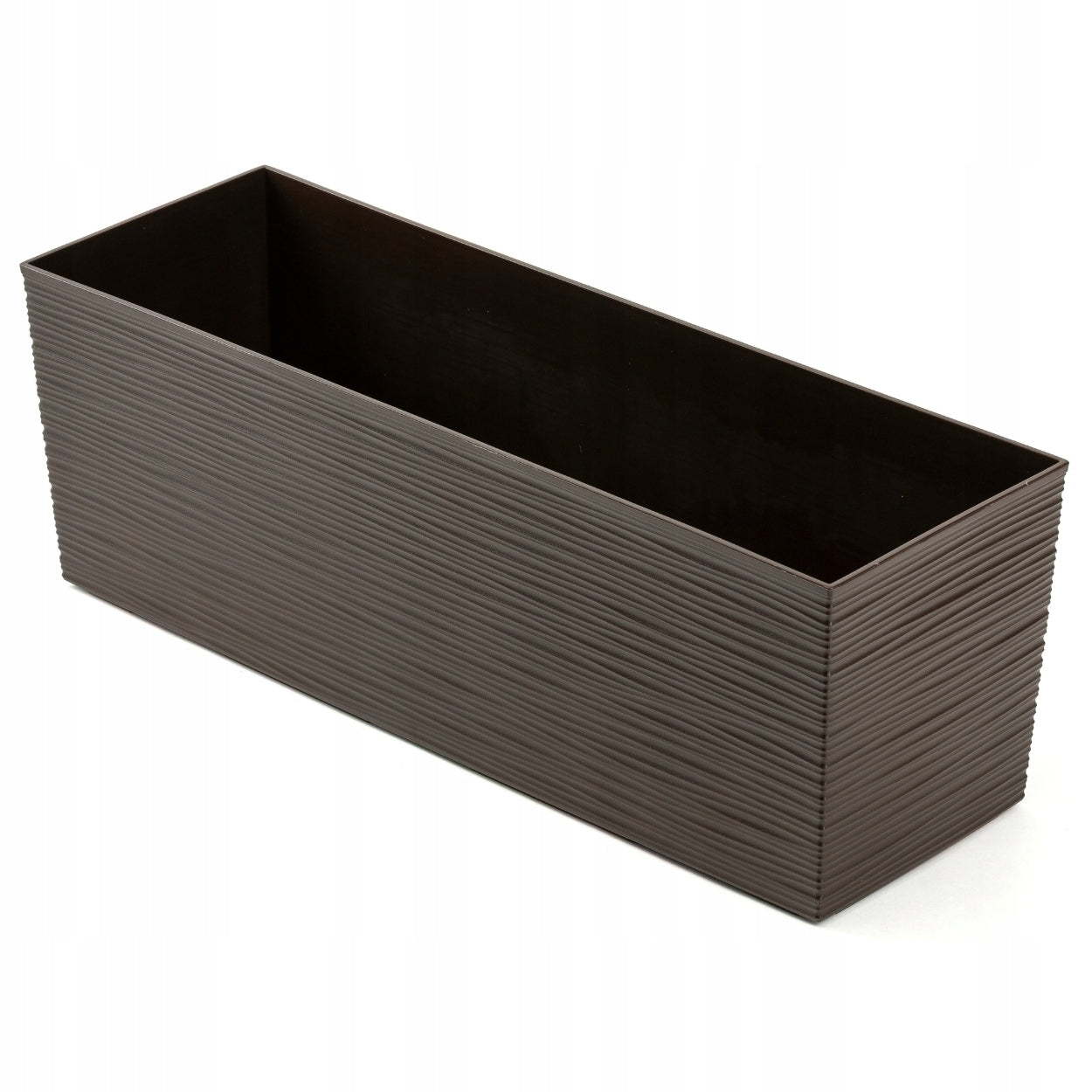 LONGITUDINAL PLANTER BRONZE 56x19 cm garden box flowerbed for terrace balcony Length 19 cm