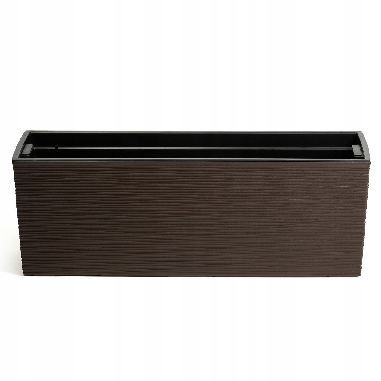 LONGITUDINAL PLANTER BRONZE 56x19 cm garden box flowerbed for terrace balcony Shape rectangular