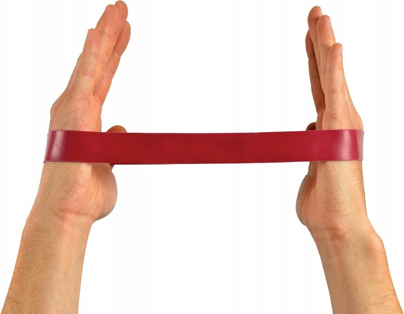 LOOP TAPE EXERCISE RUBBER IN THE SHAPE OF A LOOP 30CM (RED)