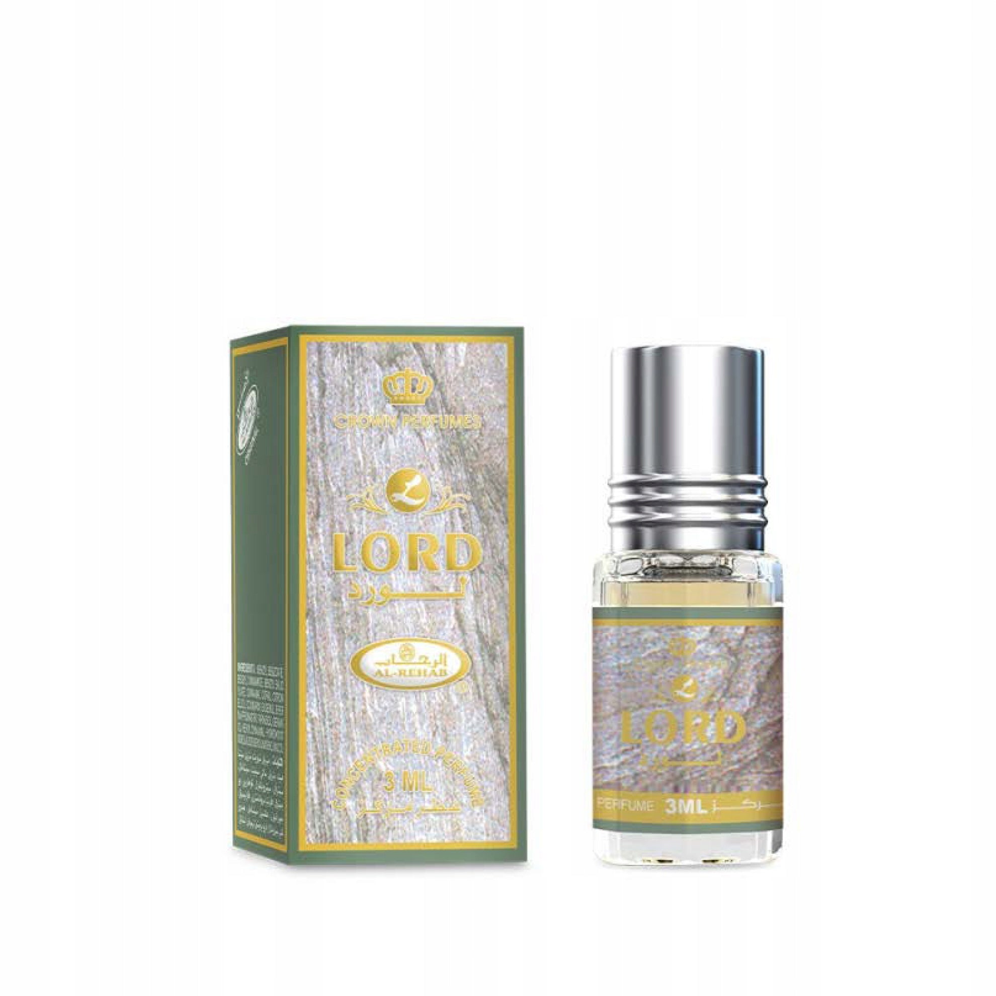LORD ARABIC PERFUME IN OIL MALE STRONG CITRUS 3 ml AL REHAB Packaging status original
