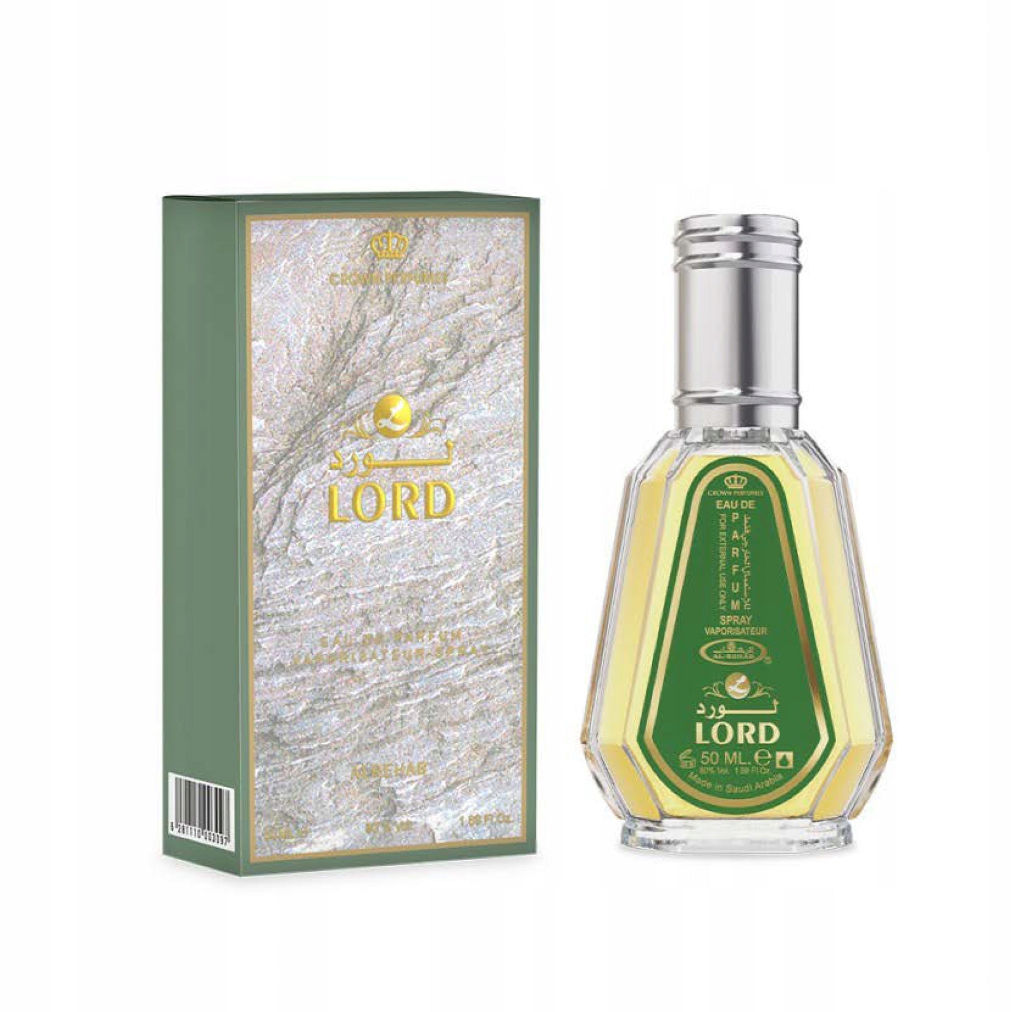 LORD ARABIC PERFUME MEN'S STRONG CITRUS FRESH 50 ml AL REHAB EDP Packaging status original