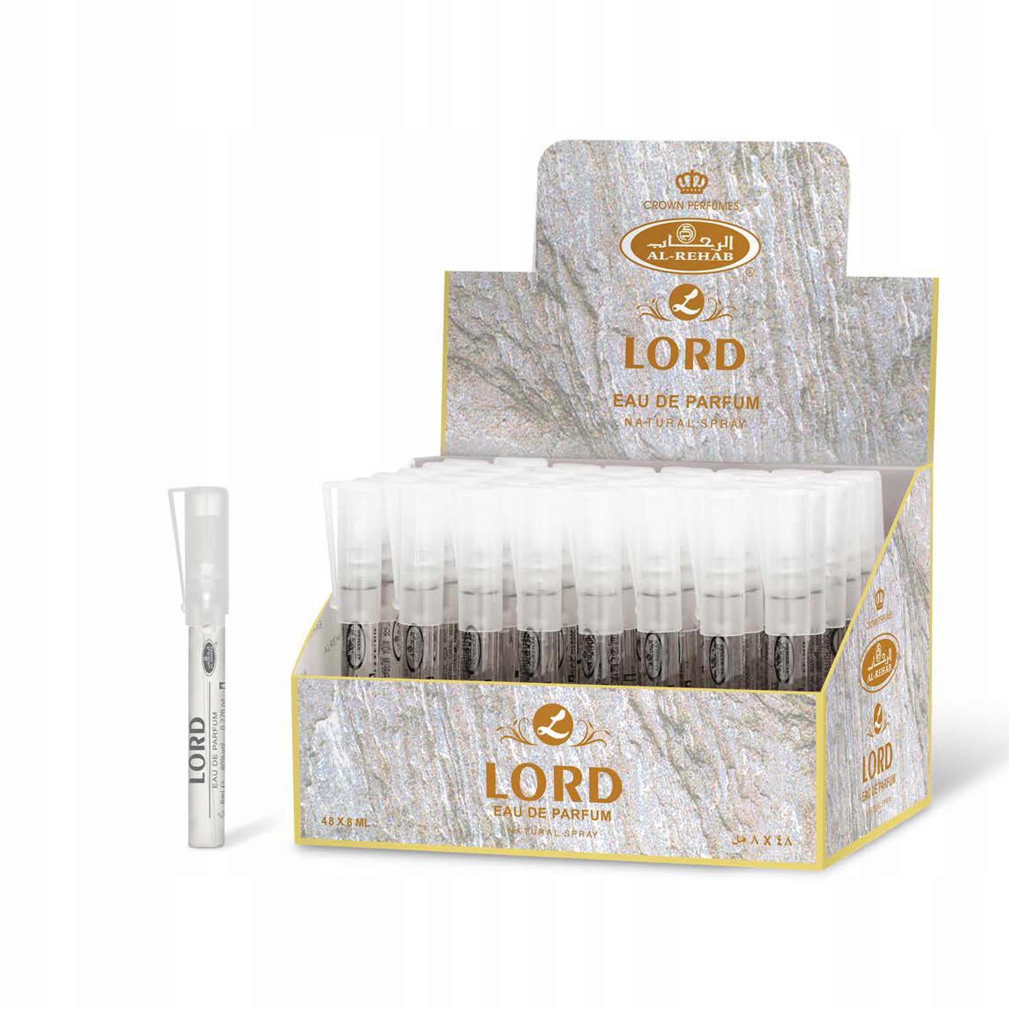 LORD Perfumed Water for Him Pen Spray 8 ml Al Rehab