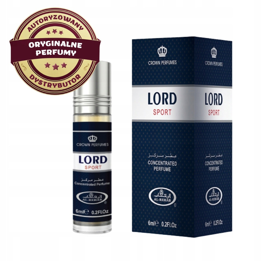 LORD SPORT ARABIC PERFUME IN CITRUS WOOD OIL 6 ml AL REHAB