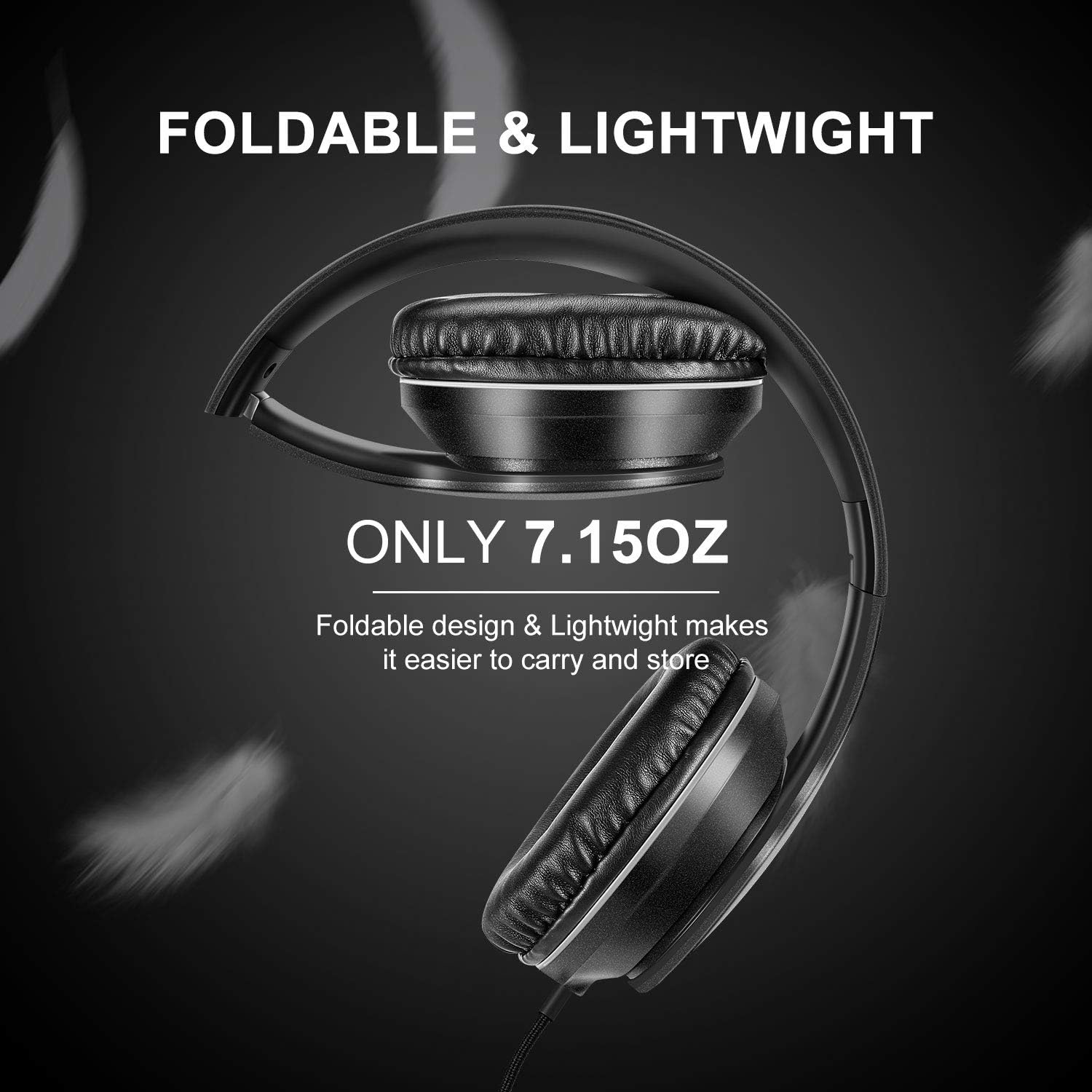 LORELEI X6 On-Ear Headphones with Microphone, Lightweight Foldable, Stereo Bass EAN (GTIN) 0000911333327