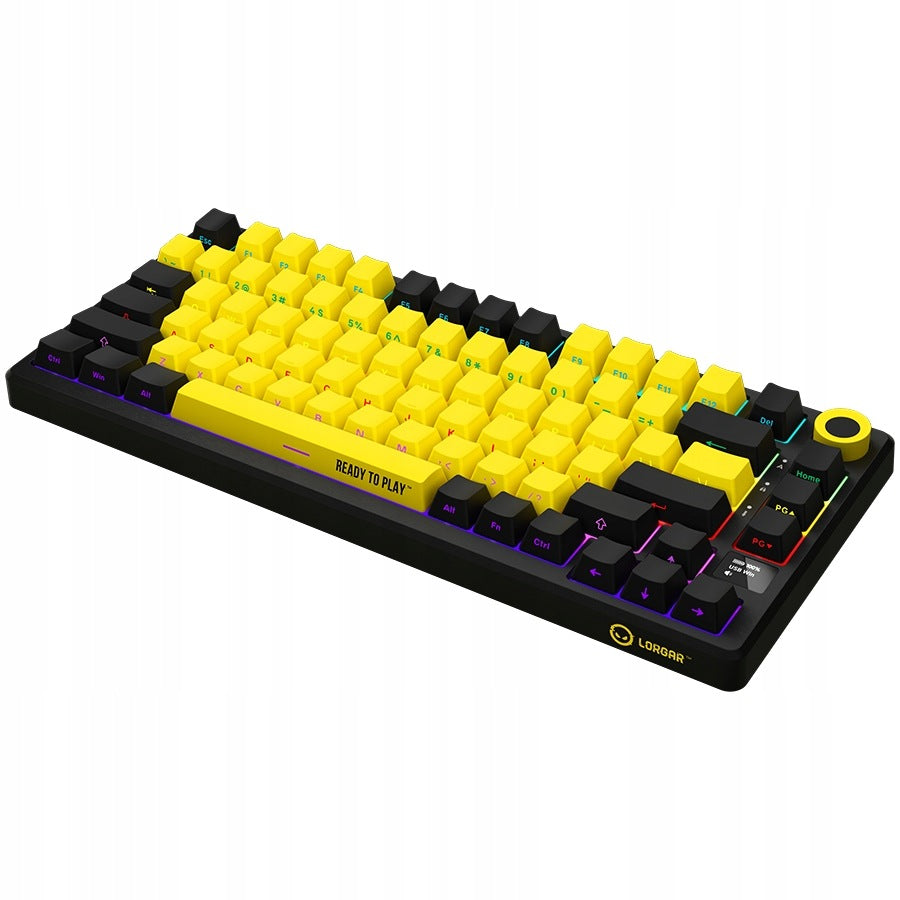 LORGAR Gaming Keyboard Wireless Pro 75% Mechanical EN Chip Manufacturer Lorgar