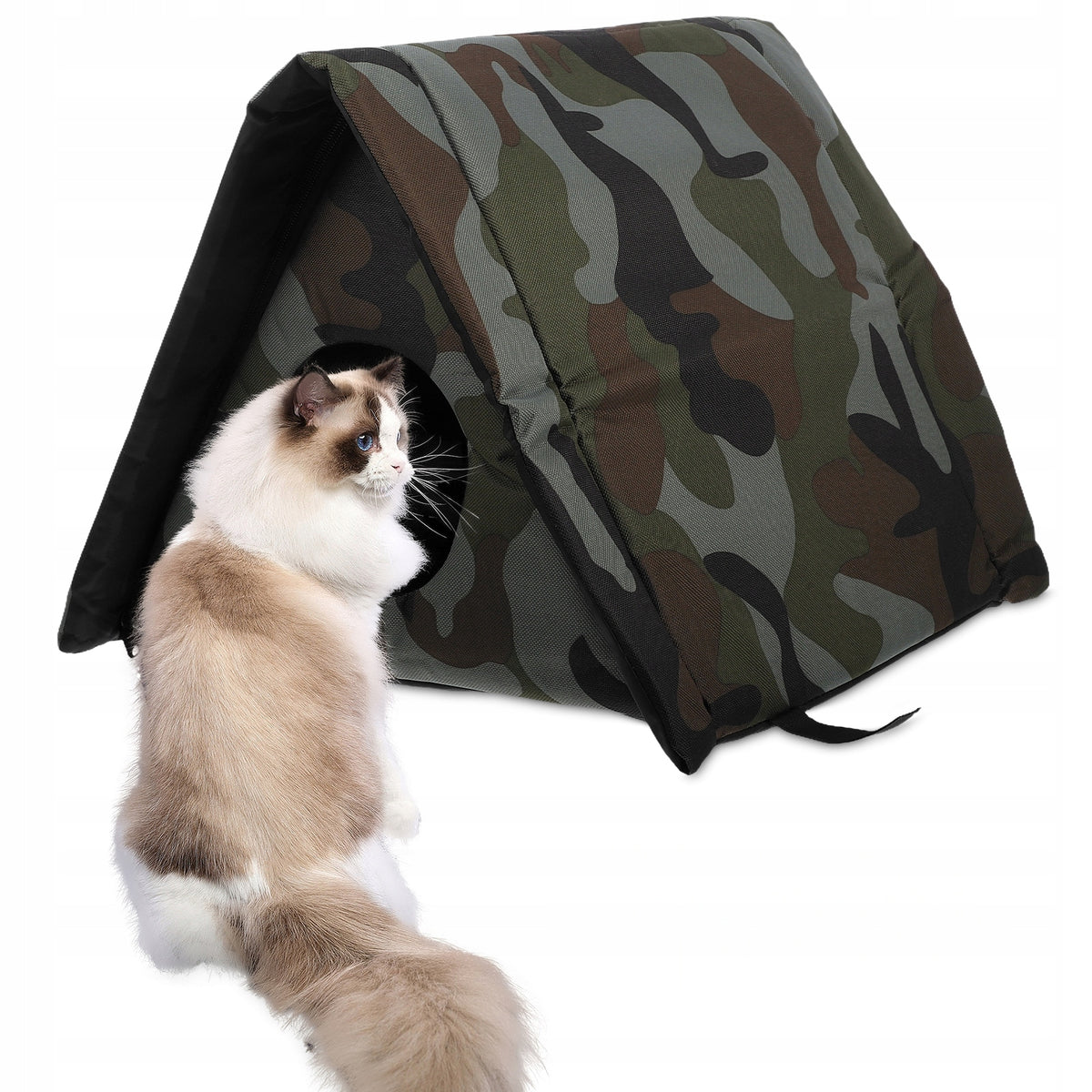 LOST CAT SHELTER, WATERPROOF OUTDOOR CAT HOUSE