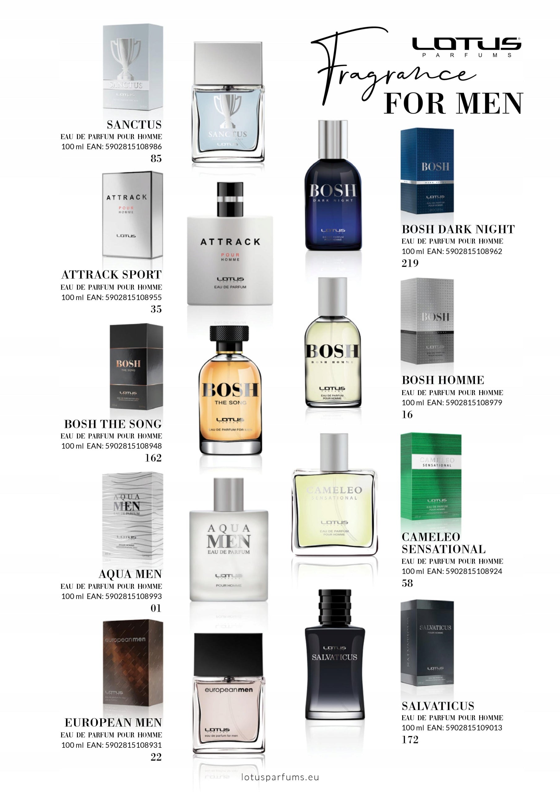 LOTUS Men's Perfumed Water Blue Marine 241 100ml Brand Lotus