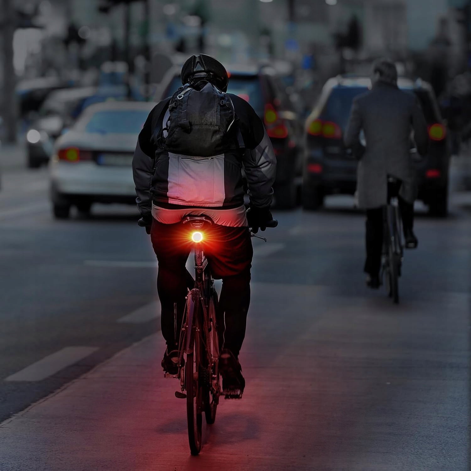 LOUD BICYCLE ALARM ANTI-THEFT REAR LIGHT SMART STOP REMOTE CONTROL HORN Alarm volume 110 dB