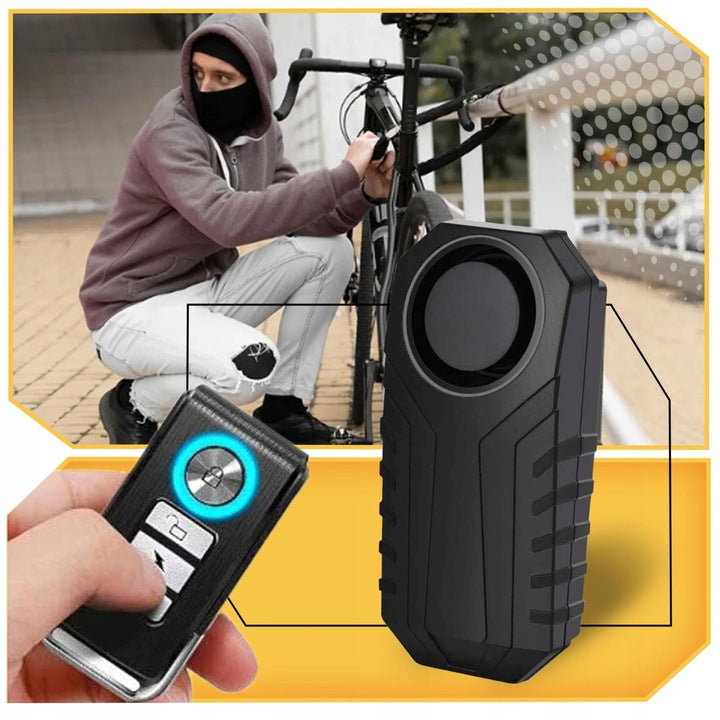 LOUD BICYCLE ALARM WITH REMOTE CONTROL WATERPROOF DURABLE EAN (GTIN) 5906700043062