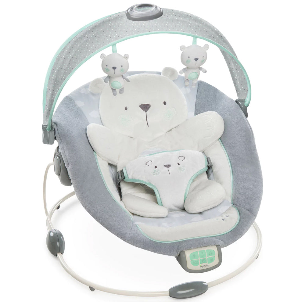 LOUNGER BEAR - BRIGHT STARTS 60726 VIBRATION MOLODIE LIGHTS