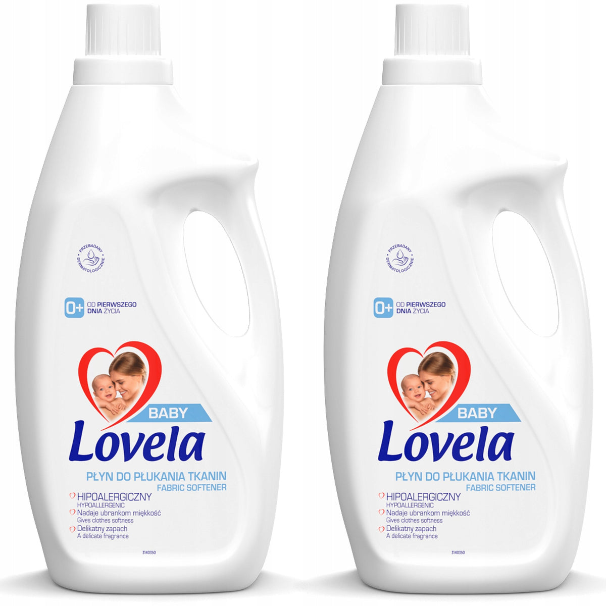 LOVELA BABY 4L HYPOALLERGENIC FABRIC SOFTENER FOR BABIES 2X2L