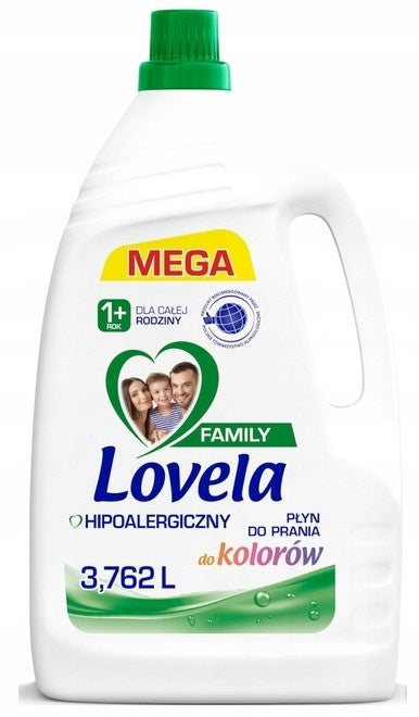 LOVELA FAMILY HYPOALLERGENIC COLOUR WASH FOR THE WHOLE FAMILY 3,76L