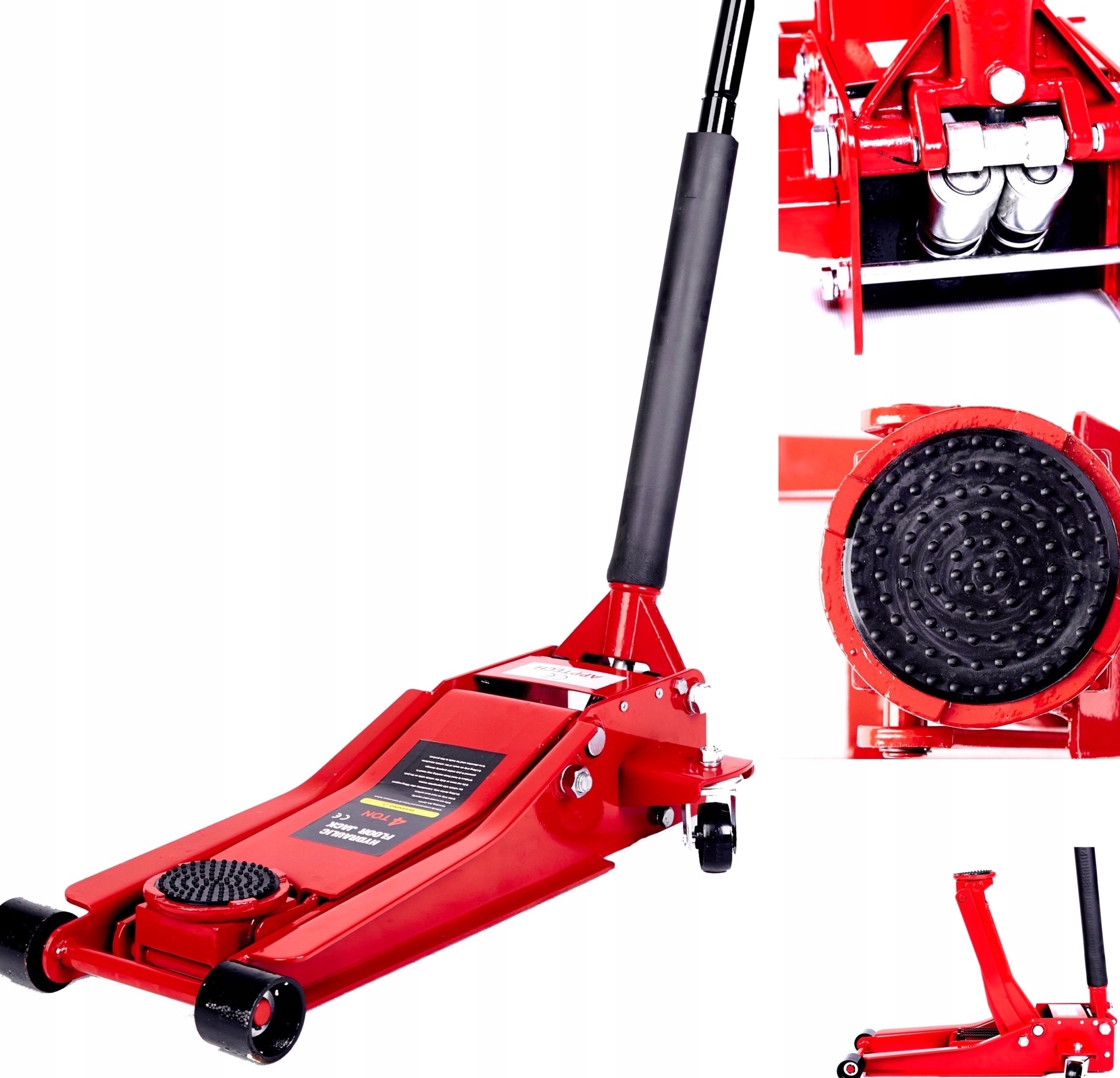 LOW PROFILE FROG LIFT 4T 4 TONS 2-PISTON RUBBER LOW STRONG FAST