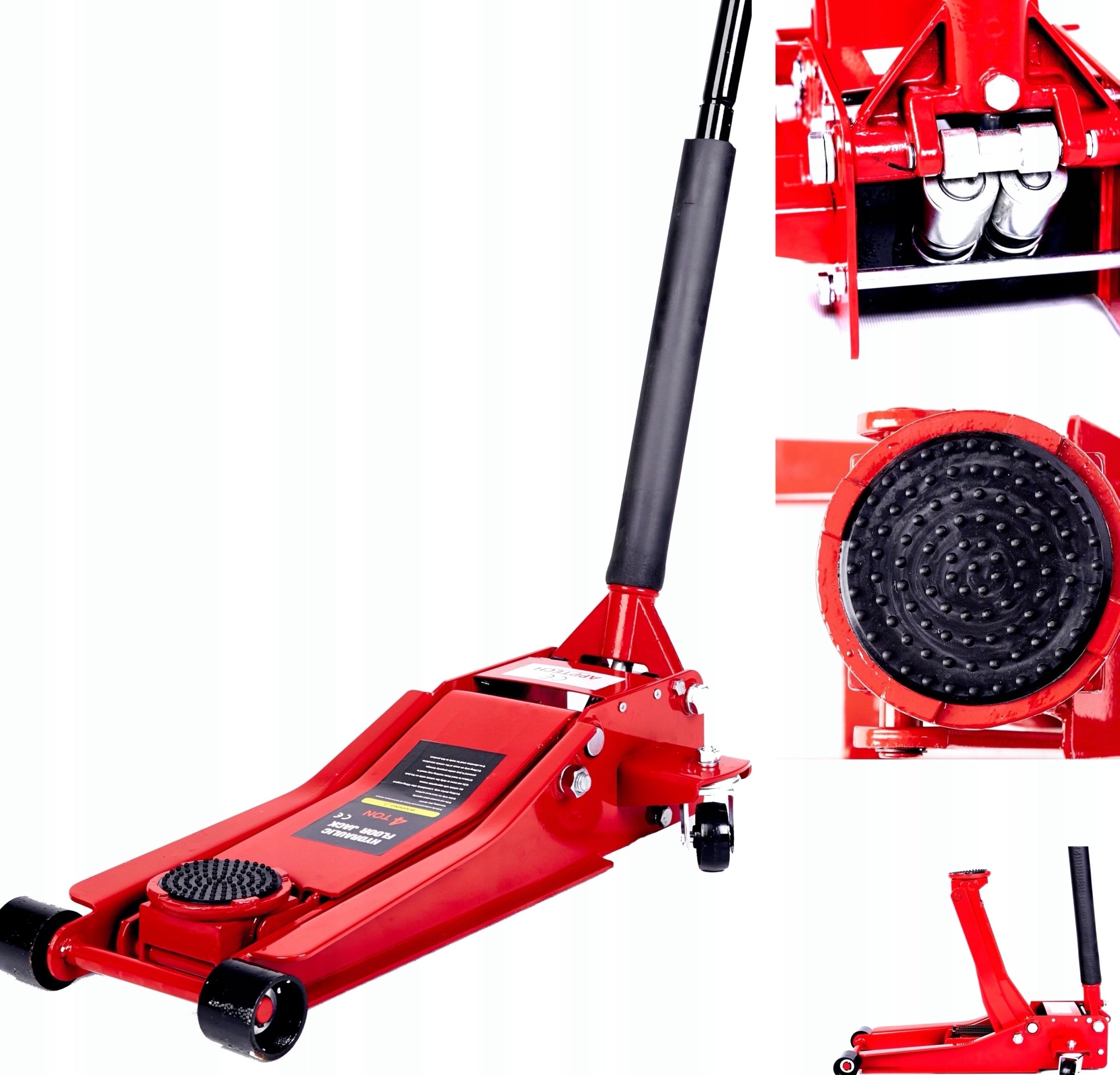 LOW PROFILE FROG LIFT 4T 4 TONS 2-PISTON RUBBER LOW TWO-PISTON LARGE