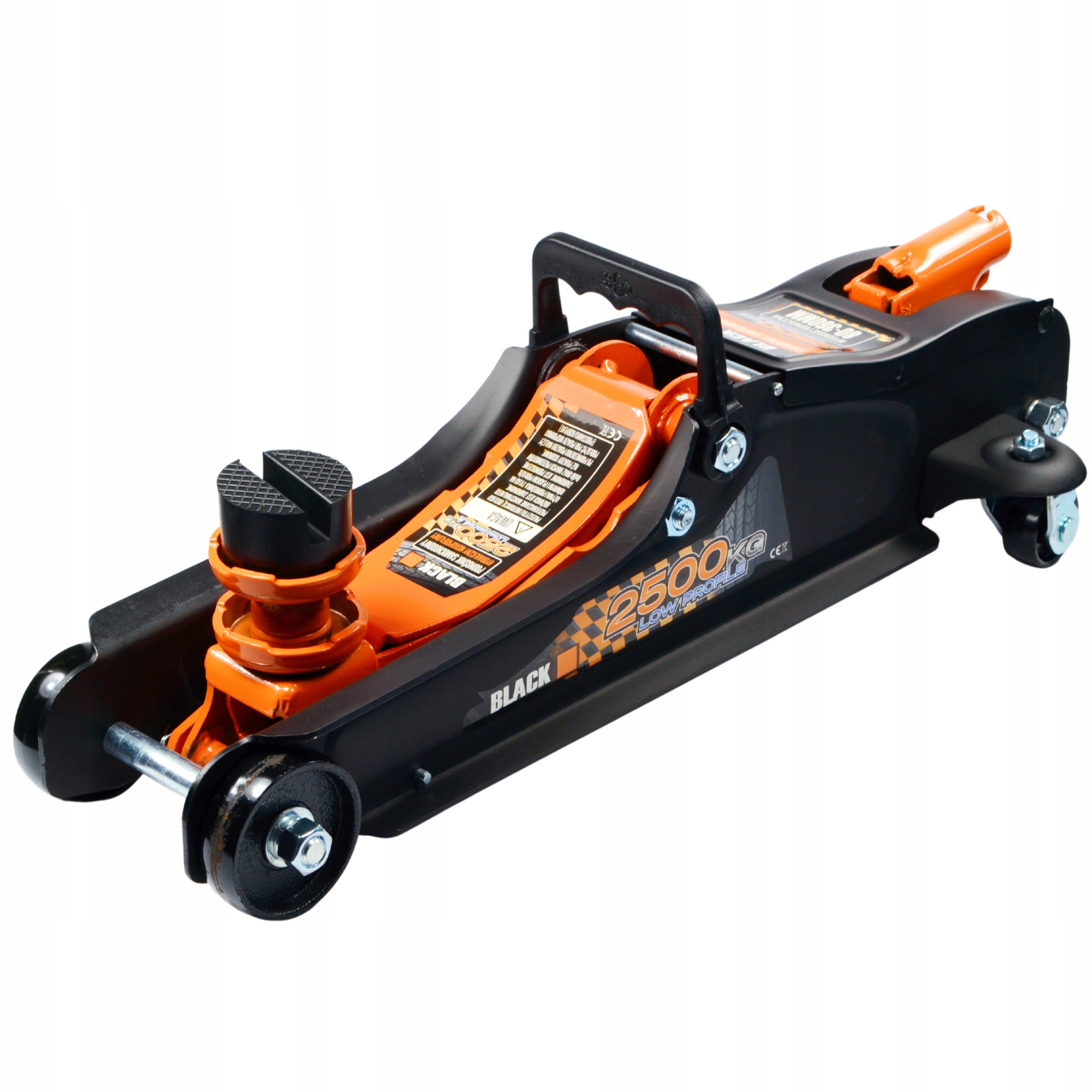 LOW PROFILE FROG LIFTER 2,5T 2X RUBBER JACK SOLID STRONG Maximum lifting height 360 mm