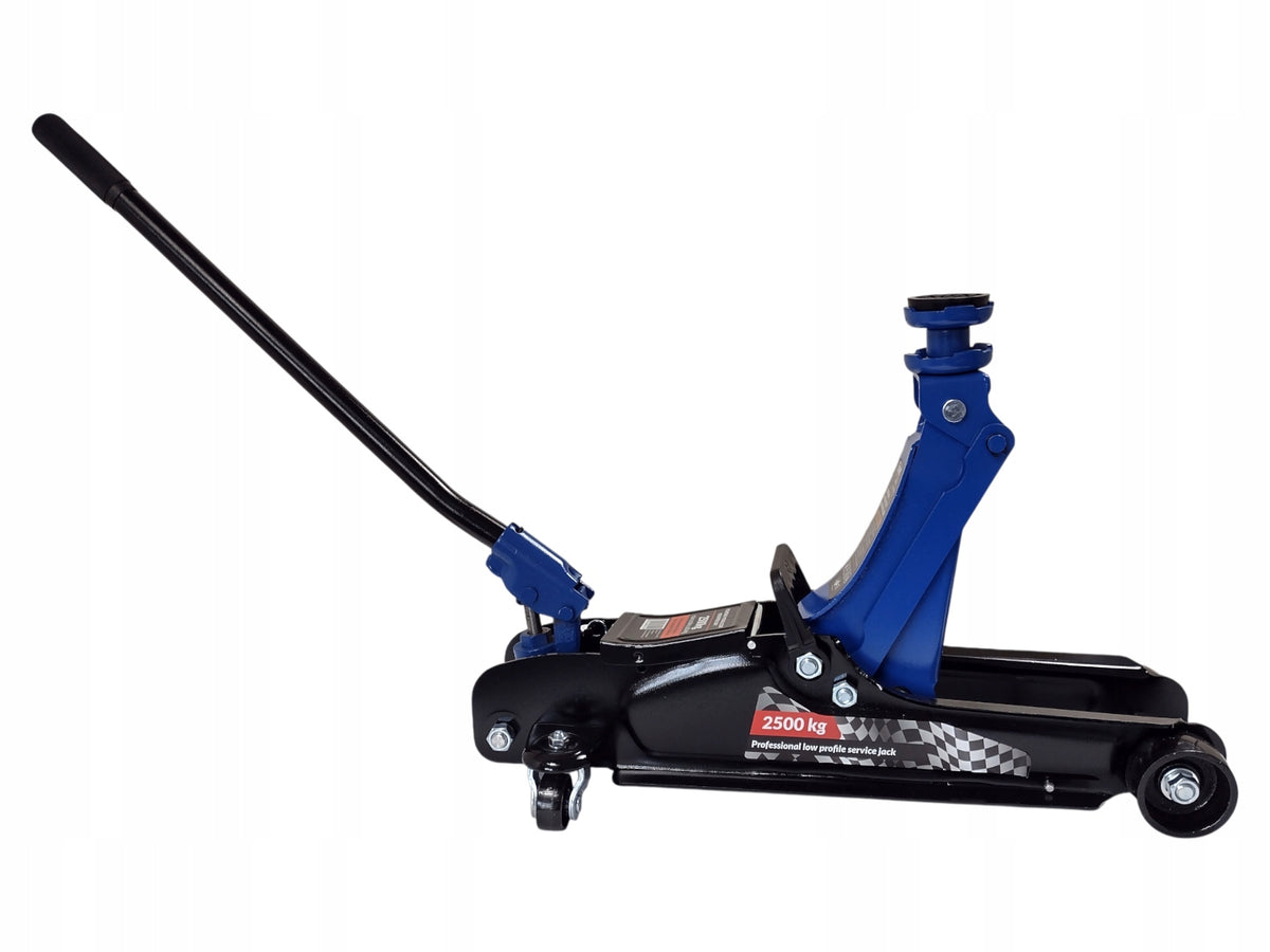LOW PROFILE HYDRAULIC LIFT 2,5 T IN CASE ROTATING HANDLE