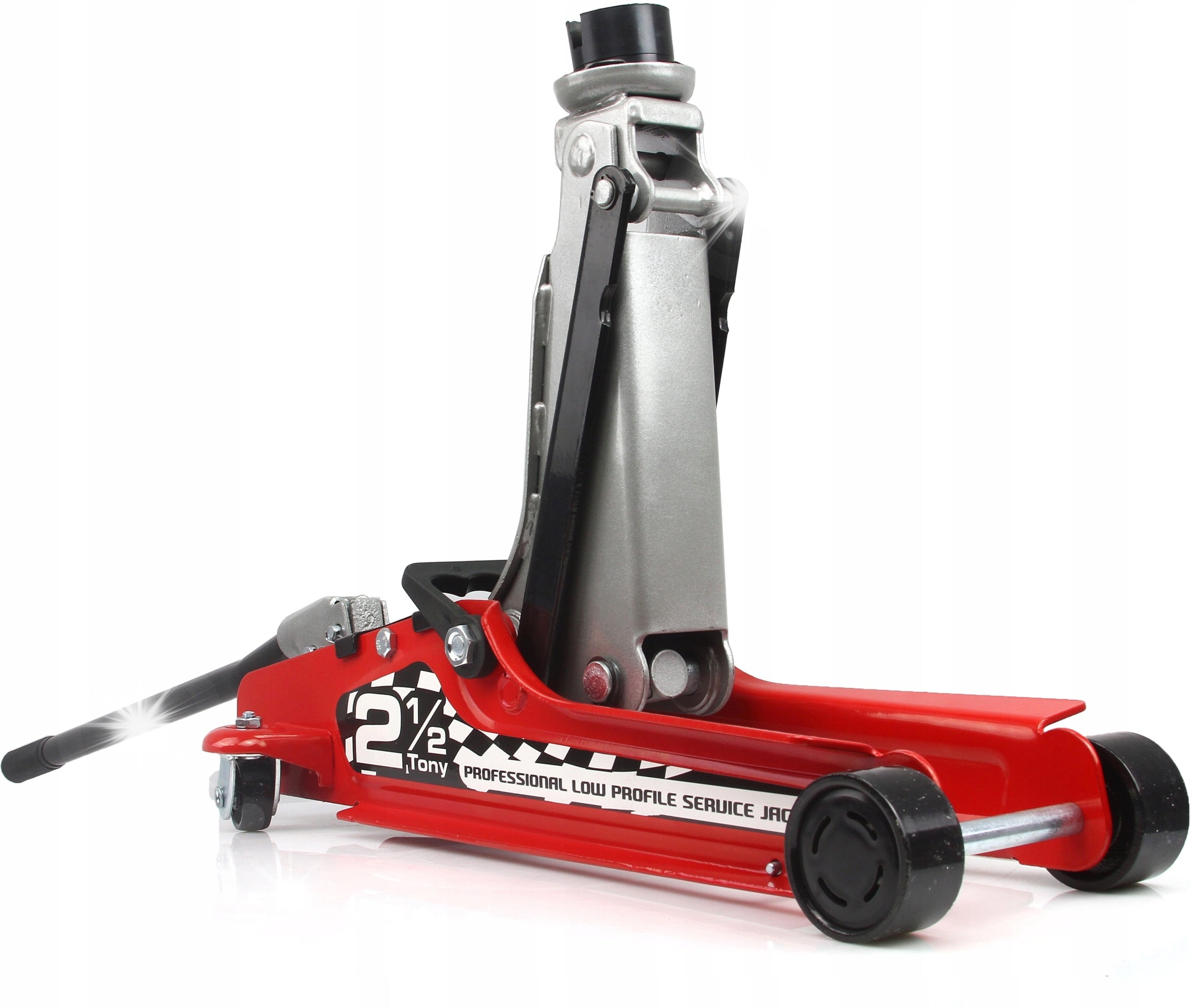 LOW PROFILE HYDRAULIC LIFT 2,5T LOW FROG 2X JACK RUBBER