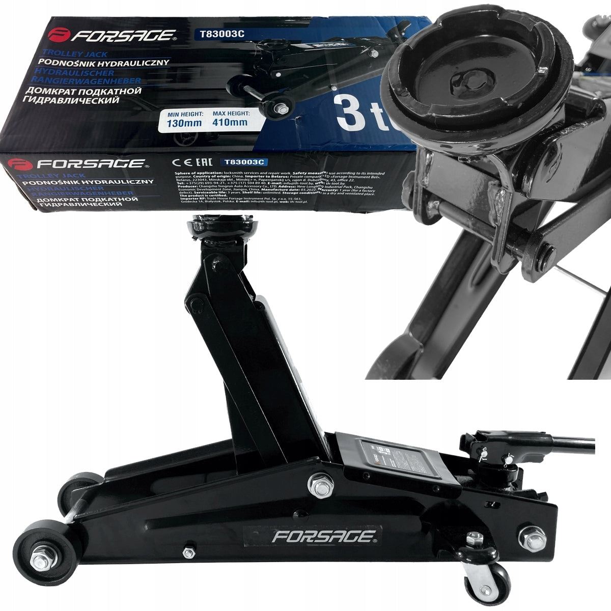 LOW PROFILE ROTARY LIFT180° FROG 3T