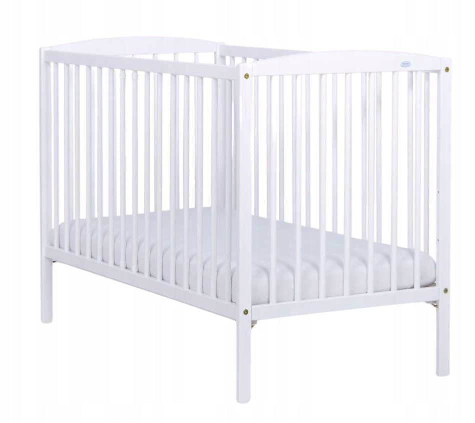 Kinderbett Clasico, 120x60 cm, weiß 