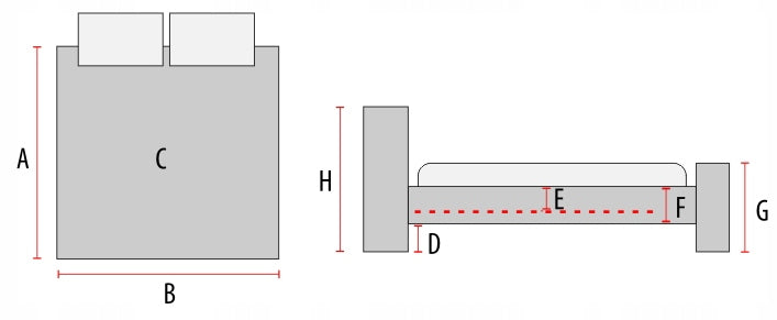 Bett Signal Meble Chloe, 90x200 cm, grau 