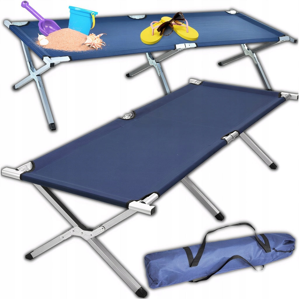 Klappbett Iso Trade 186cmx70 cm, blau 