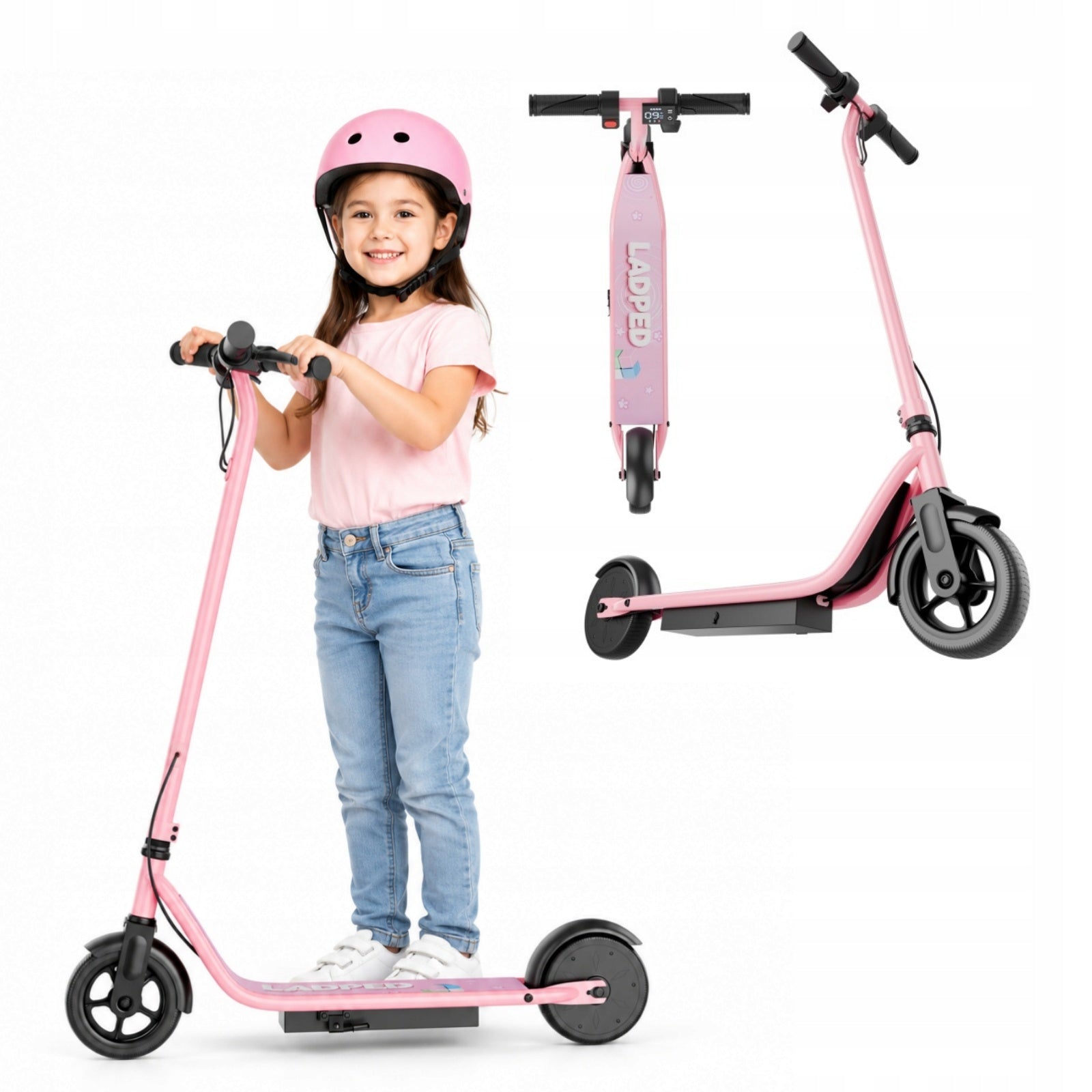 LP65 Children's vehicle 250W 14km/h 16km 70kg Pink double brakes