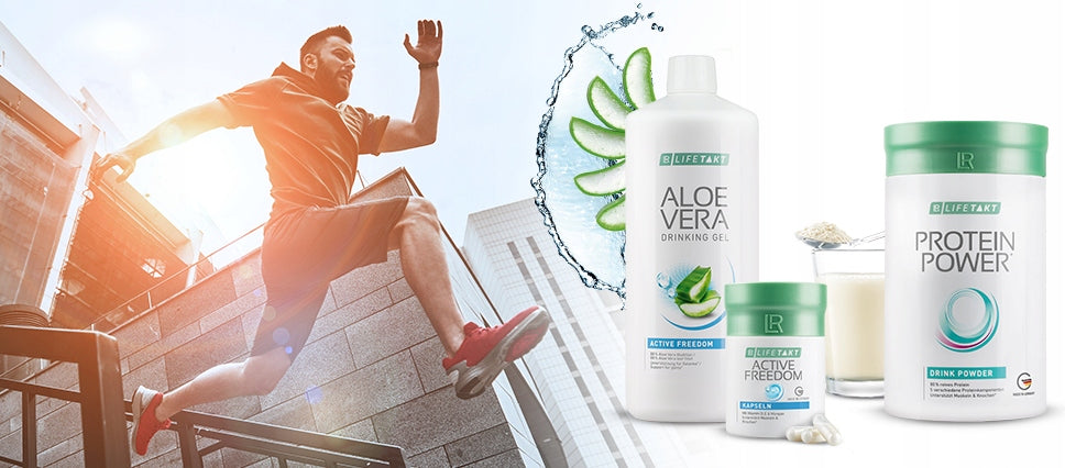 LR Active Freedom glucosamine chondroitin manganese vitamins D and E 60 kaps. EAN (GTIN) 4250599403393