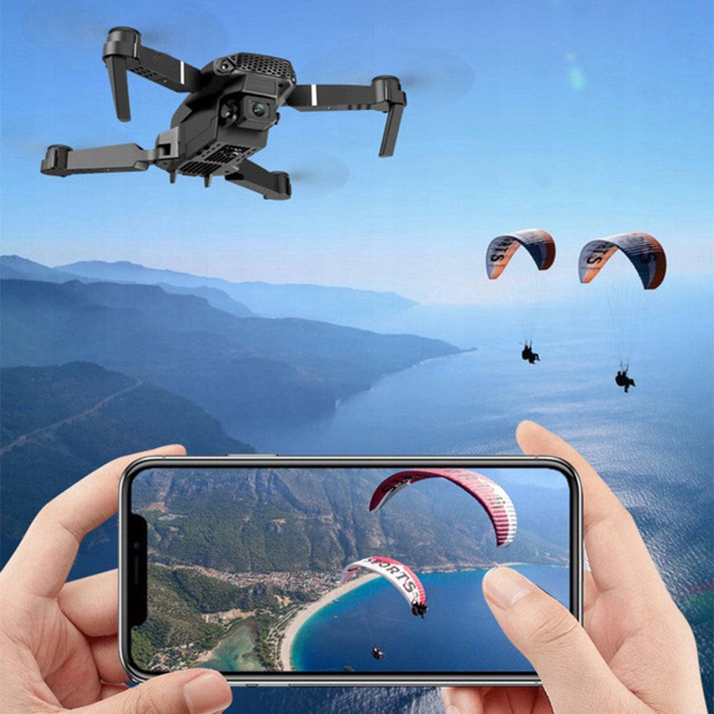 LS-E525 DRONE WITH 4K CAMERA, 3×1800MAH - GESTURE TRACKING, WIFI, FOLDABLE Packaging status original
