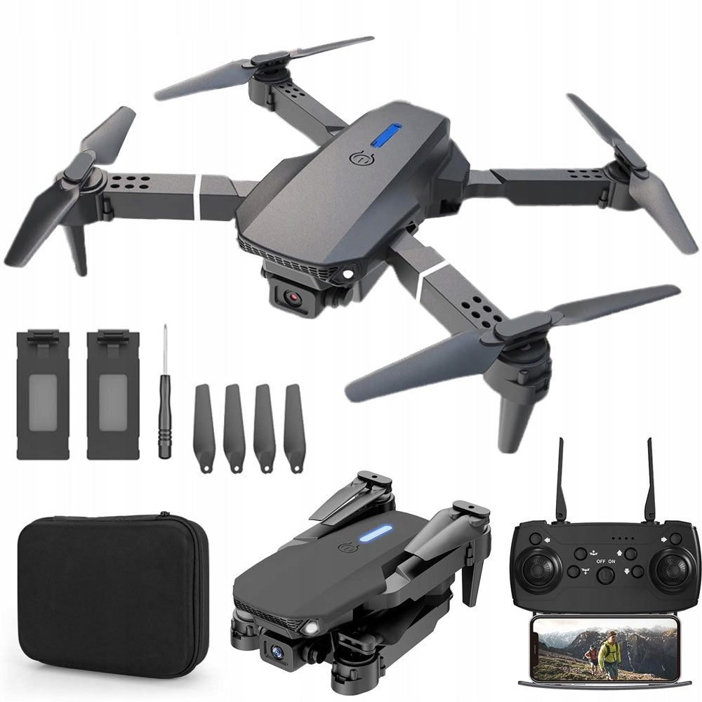 LS-E525 DRONE WITH 4K CAMERA, 3×1800MAH - GESTURE TRACKING, WIFI, FOLDABLE