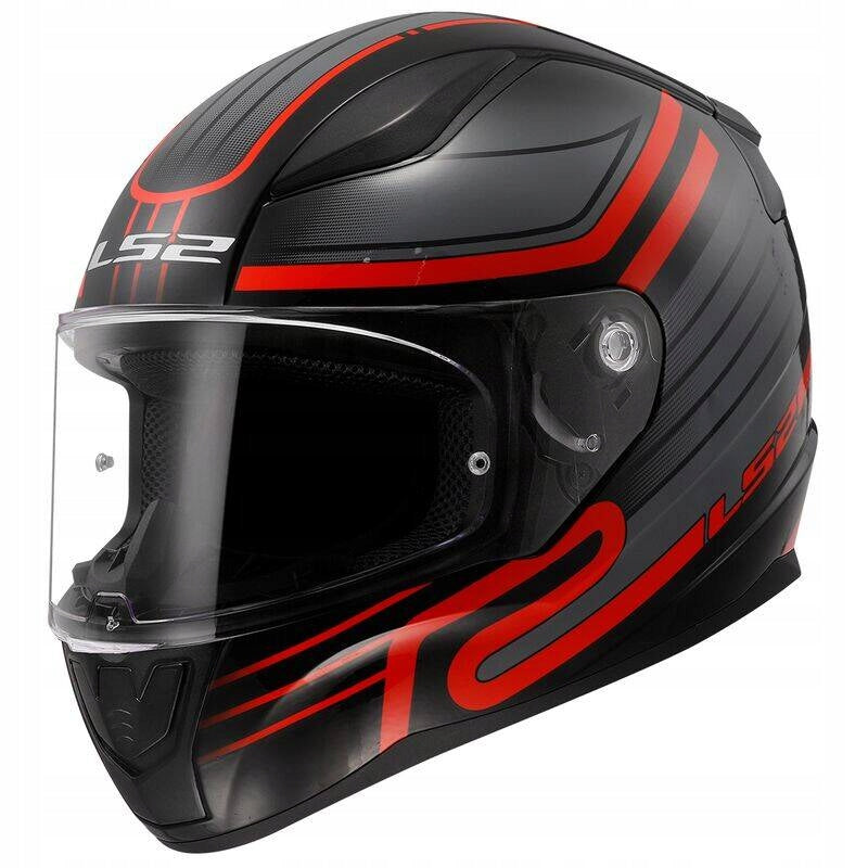 LS2 FF353 RAPID II CIRCUIT BLACK RED INTEGRAL MOTORCYCLE HELMET