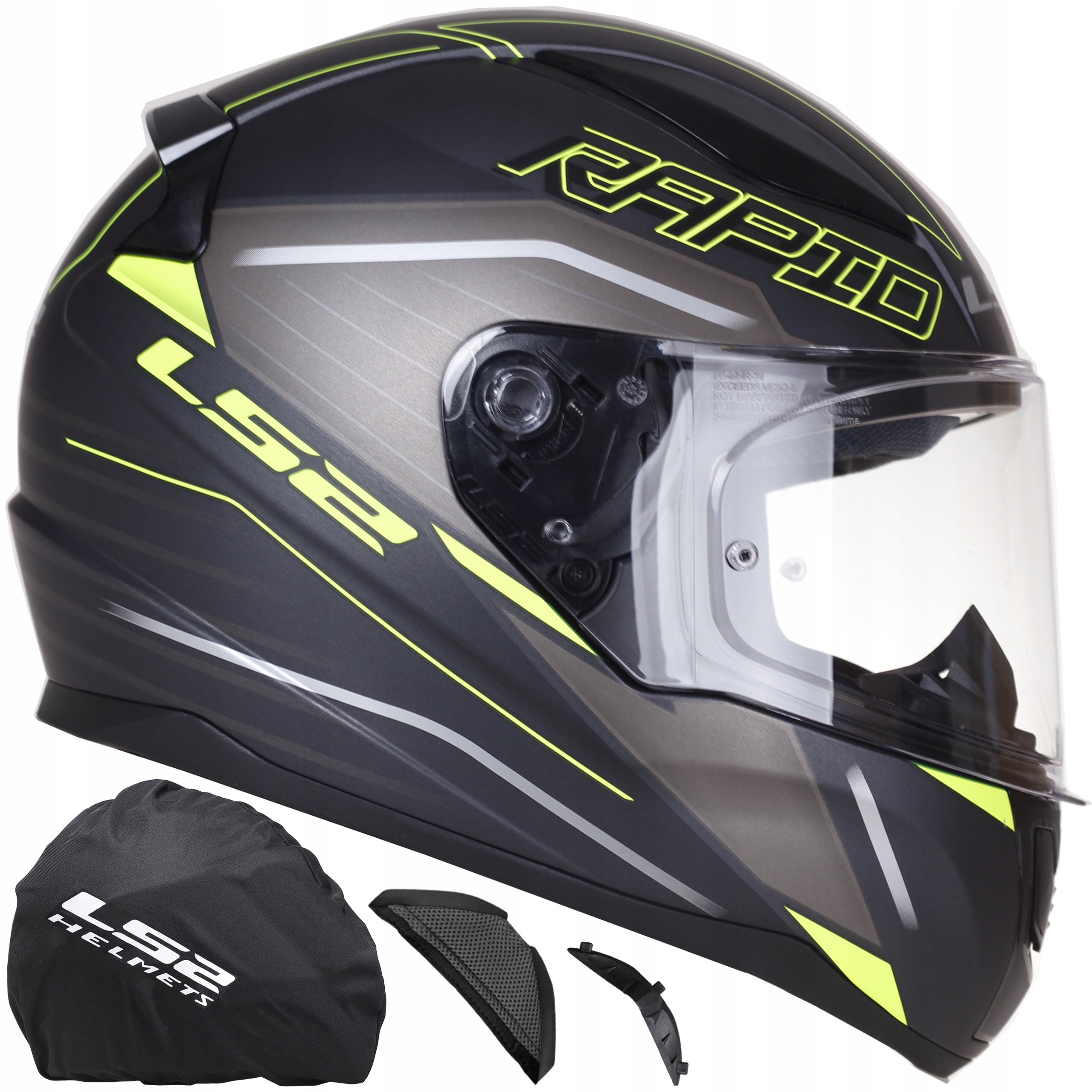 LS2 FF353 RAPID II ROKKU MOTORCYCLE HELMET INTEGRAL FULL ECE 22.06