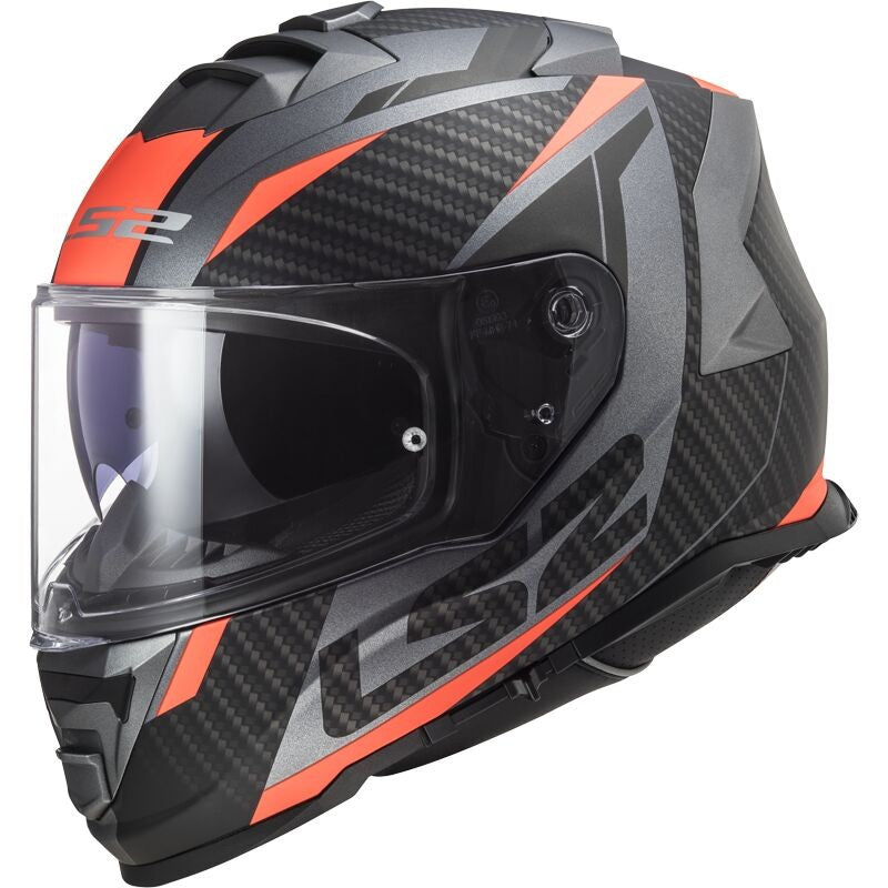 LS2 FF800 STORM II RACER MATT TITANIUM ORANGE sports helmet L SALE Manufacturer's catalog number 168002152L
