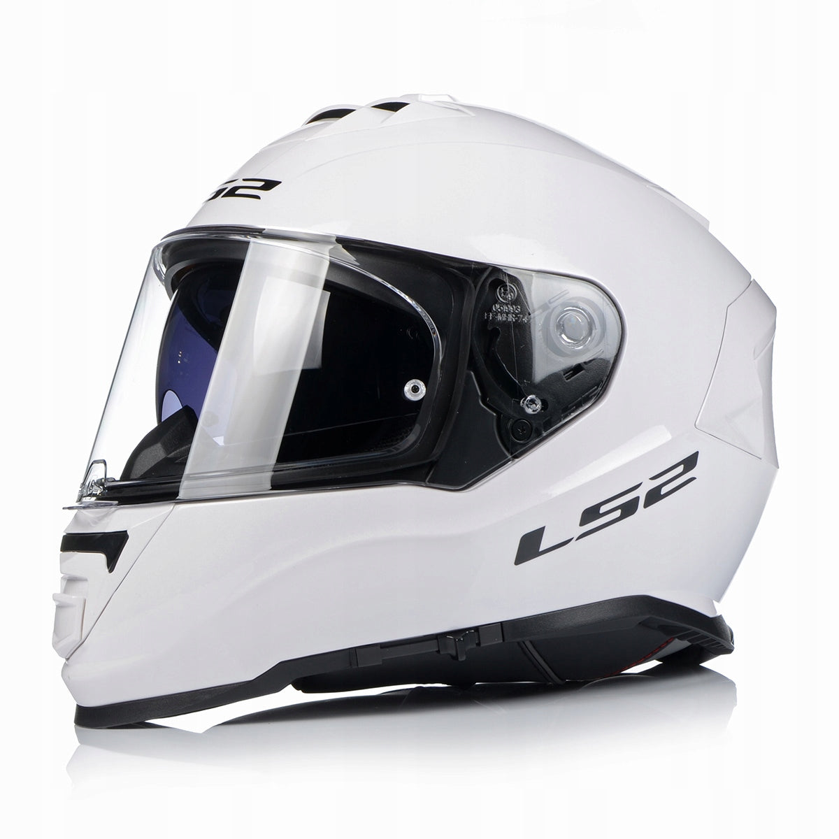 LS2 FF800 STORM WHITE MOTORCYCLE HELMET SET 3XL Size XXXL