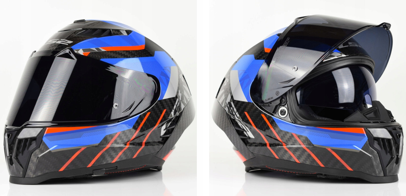 LS2 FF807 Dragon Trax Blue Red M helmet Manufacturer's catalog number 168075226M